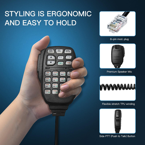 Micrófono de Mano Remoto DTMF HM-133V de 8 Pines para ID-800H ID-880H IC-2200H IC-2300H IC-2720H IC-2800H IC-208H IC-V8000 IC-E208 IC-E880 - Product Image 3