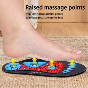 Semelles orthopédiques magnétiques pour hommes et femmes, en mousse à mémoire de forme, soulagement de la douleur au pied, réflexologie, sport et confort, brûle-graisse abdominale - Product Image 3