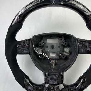 <span class=keywords><strong>Volante</strong></span> de cuero perforado personalizado para <span class=keywords><strong>Ford</strong></span> <span class=keywords><strong>Focus</strong></span> <span class=keywords><strong>MK2</strong></span> 2006-2011 fibra de carbono forjada púrpura 2007-2008 2009-2010 - Product Image 5