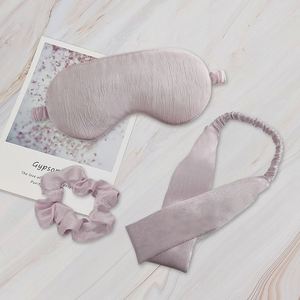 Ensemble Masque de Sommeil Écologique Personnalisable avec Logo, Chouchou et Bandeau pour la Sieste au Bureau et les Voyages en Extérieur - Product Image 2