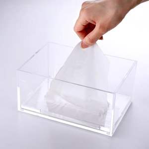 Boîte à mouchoirs <span class=keywords><strong>rectangulaire</strong></span> de vente chaude pour le stockage de mouchoirs au bureau - Product Image 4