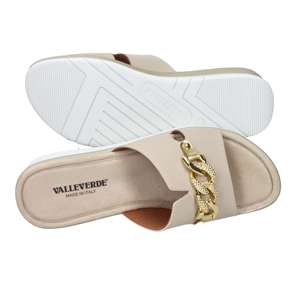 Valleverde Sandales compensées beige talon 4 cm taille 41 Chaussures confortables pour femmes - Product Image 6