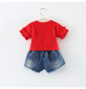 Vêtements pour enfants Summer Toucan en Chine, t-shirts imprimés pour enfants et jeans de style américain, boutique en ligne de vente en gros - Product Image 2