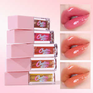 Mini Glitter Waterproof Nourish Moisturizing Vitamin <strong>C</strong> Lip Balm Oil for Oem Color Changing Lip Oil Plumper Gloss - Product Image 2