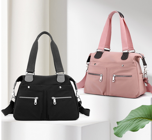 Nouveau <span class=keywords><strong>sac</strong></span> à main en nylon imperméable, tendance décontractée, <span class=keywords><strong>sac</strong></span> à bandoulière pour le shopping, <span class=keywords><strong>sac</strong></span> fourre-tout souple de haute qualité pour <span class=keywords><strong>maman</strong></span> - Product Image 6