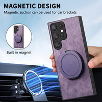 Étui magnétique 360 pour téléphone Samsung S26 Ultra °   Coque de protection rotative compatible avec Samsung S25 S24 Ultra A56 A36