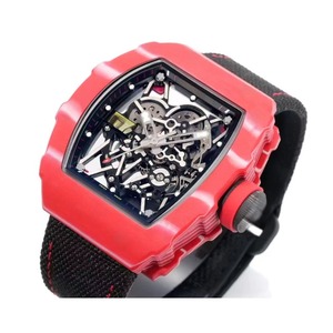 Montre mécanique automatique en forme de barre, ultra-fine et ultra-légère, en fibre de carbone, avec tourbillon, pour homme, pour le sport et les affaires - Product Image 1