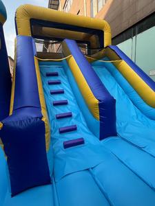 Tobogán combinado de salto de Casa hinchable de castillo inflable con soplador para niños y adultos - Product Image 3