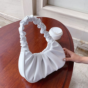 Nouveau sac à main mini fourre-tout plissé en cuir PU écologique de luxe pour femmes de <span class=keywords><strong>marque</strong></span> - Product Image 5