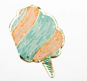 DAMAI Nuevo Diseño Set de Vajilla de Papel para Fiesta de Cumpleaños Infantil, Platos, Vasos, Servilletas con Estampado de Conchas, Ideal para Fiestas Divertidas - Product Image 2