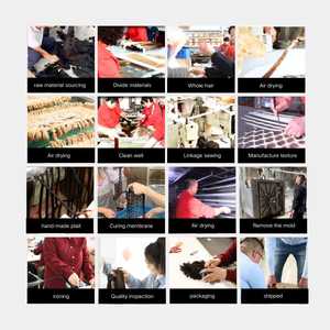 Extension di capelli umani Remy vergini europei a doppia trama, invisibili, lisci come seta, sbiancati, senza reso - Product Image 4