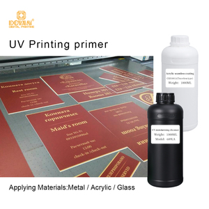 Imprimante numérique plate UV 1000ml revêtement d'apprêt UV universel pour l'impression de divers matériaux, y compris le métal verre PE Silicone - Product Image 3