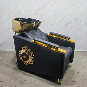 Hot-selling Popular Modern Leather Hair Salon Semi-<b>reclining</b> Water Jet Hair Washing Bed High-end Factory Direct Sale - Product Image 1