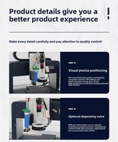 Robot distributeur de liquide à tête unique 3 axes Hot Melt PC Operate Equipment pour l'industrie des machines Condition neuve Garantie 1 an