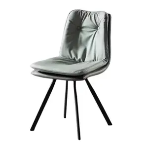 2024 nuovo modello moderno casa sedie comedori 6 sillas accento mobili housse de chaise trapuntato sedia moderna