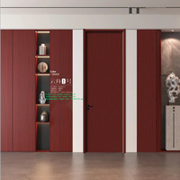 Porte intérieure en bois sans peinture, en cristal de carbone, écologique, sans formaldéhyde, pour la décoration de la maison et des chambres