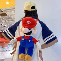 Sac à dos en peluche Super Mario, figurine mignonne, nouvelle collection, cadeau pour enfants