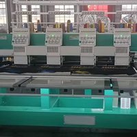 Machine à broder commerciale informatisée à 12 aiguilles avec servomoteur pour le matelassage à usage domestique et les applications industrielles