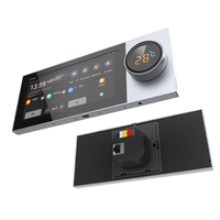 Panneau de commande intelligent KNX Zigbee avec écran tactile en aluminium, interrupteur intelligent entièrement automatique pour la domotique