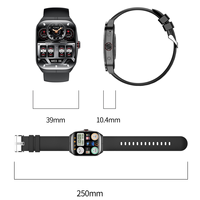 Pulsera Inteligente HK80, Monitor de Actividad Física, Llamadas por BT, Pantalla AMOLED, Frecuencia Cardíaca, Oxígeno en Sangre, Monitor de Sueño, Resistente al Agua IP67, para Hombres y Mujeres