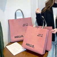 Herbruikbare opvouwbare cadeautasjes, mini en medium, van non-woven stof, bulkverpakking met handvatten, voor Pasen, Valentijnsdag en kinderen.