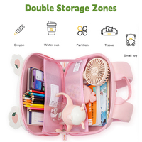 Sac à dos imperméable et réfléchissant léger pour enfants avec sifflet de secours SOS pour filles, garçons, bébés – Idéal pour les voyages en plein air, amusant et mignon