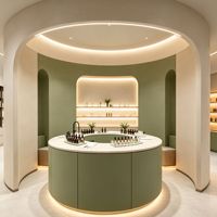 Présentoir autoportant CIRI personnalisé et écologique pour comptoir de vente au détail, solution tout-en-un pour le rangement de parfums