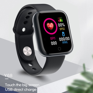 Y68 unisex thông minh xem Vòng đeo tay với âm nhạc & Thể dục tính năng, <span class=keywords><strong>Bluetooth</strong></span> tương thích, cảm ứng đầy đủ màn hình - Product Image 6
