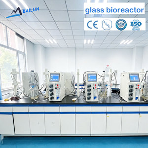 Biorreactor de vidrio de doble pared de 1L, 2L, 5L, fermentador de sobremesa pequeño con precio para I+D de laboratorio - Product Image 1