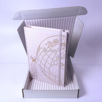 Couverture personnalisée en gros carnet de notes laitières en cuir véritable recyclé classeur d'objectifs budgétaires planificateur et impression de journaux de livres