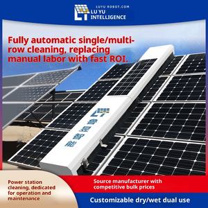 หุ่นยนต์ทำความสะอาดแผงโซลาร์เซลล์ระบบล้างน้ำอัตโนมัติทำในเจียงซู - Product Image 3
