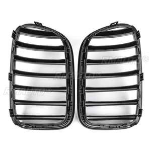 1 Par de Rejillas Delanteras Negras Mate/Brillantes Color M para BMW X3 F25 2011 2012 2013, Reemplazo de Rejillas Delanteras de Parachoques de Carreras - Product Image 5