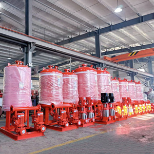 Système de pompe de surpression haute pression pour lutte contre l'incendie, débit de 7,2 m³/h, avec commande PLC - Product Image 5