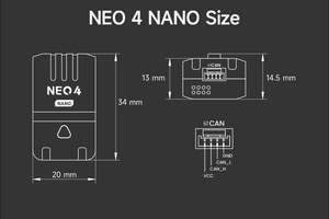 CUAV NEO 4 Nano Mini <span class=keywords><strong>GNSS</strong></span> GPS-Modul STM32H5 Prozessor Chinesische Marke Hochpräzises <span class=keywords><strong>GNSS</strong></span>-Vermessungsgerät für Drohnen FPV - Product Image 6