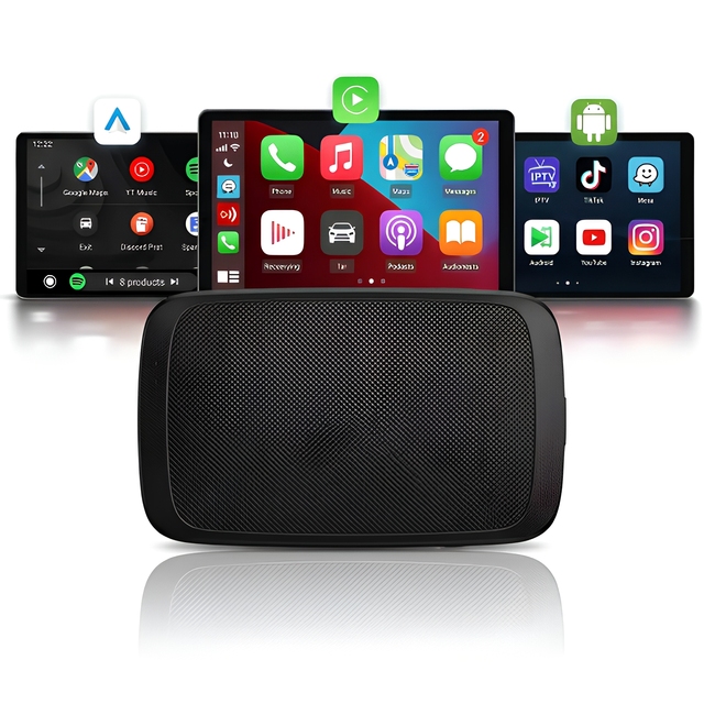 Wireless CarPlay AI Box Quad Core Android Auto YouTube Support USB Connected China Origin for 2010-2016 Models