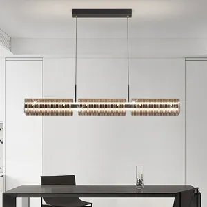Zeitgenössische Luxus moderne nordische Acryl Smart Control Light Pendel leuchten für Esszimmer Wohnzimmer