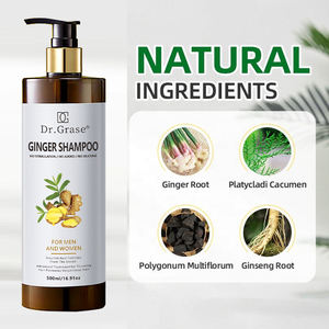 Champú de Jengibre Orgánico con Extracto Natural de Jengibre, Líquido Refrescante Anticaspa <span class=keywords><strong>para</strong></span> <span class=keywords><strong>el</strong></span> Crecimiento del Cabello, Nutrición del Cuero Cabelludo, Uso Diario - Product Image 5