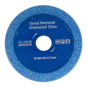 Disco Diamantato Raizi 100 mm <span class=keywords><strong>per</strong></span> Rimozione Fughe Piastrelle, Lama <span class=keywords><strong>per</strong></span> Pulizia e Taglio Fughe <span class=keywords><strong>per</strong></span> Macchina Pulisci Fughe - Product Image 3