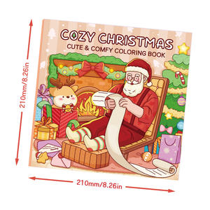 Creativo DIY Niños Niñas Regalo de vacaciones Libro de dibujo Tema de Navidad Doodle Libros para colorear para adultos y niños - Product Image 6