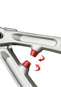Tondeuse à haie en aluminium en caoutchouc rouge étendu tondeuses à gazon outils de jardinage - Product Image 5