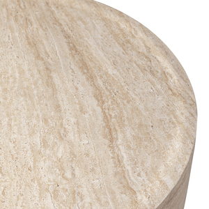 Vòng Bàn Cà Phê Hiện Đại Tối Giản Giả Travertine Đá Giọng Bảng Phòng Khách Trang Trí Nội Thất - Product Image 4