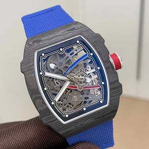 Premium Designer Automatisch Mechanisch Horloge Topklasse uurwerk Tonneau-kast Saffierglas Ultradunne wijzerplaat 3BAR Waterdicht - Product Image 1