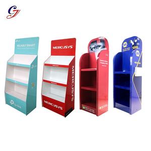 カスタマイズサイズTiersプロモーションラック段ボールTシャツディスプレイ小売店棚タワー紙段ボール床スタンドおもちゃ用 - Product Image 3