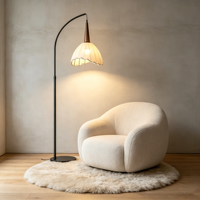 Lampadaire de style antique pour chambre à coucher, table de chevet, salon, canapé, table basse, lampe d'ambiance, lampe de pêche