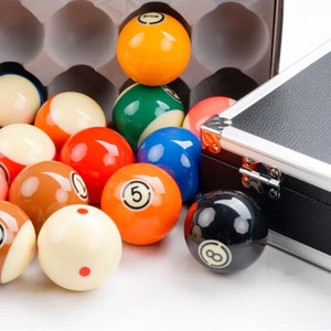Haute qualité 8A noir diamant cristal boules de <span class=keywords><strong>billard</strong></span> 16 couleurs américain Standard chinois fournitures 57.2mm résine - Product Image 4
