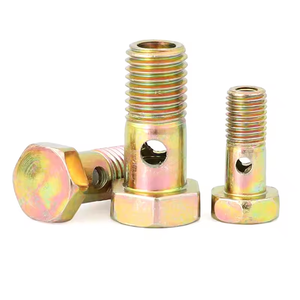 Pernos de manguera banjo galvanizados de alta calidad pernos de banjo automotrices huecos M6 M8 M10 M12 tornillos huecos hexagonales <span class=keywords><strong>2</strong></span> agujeros - Product Image 3