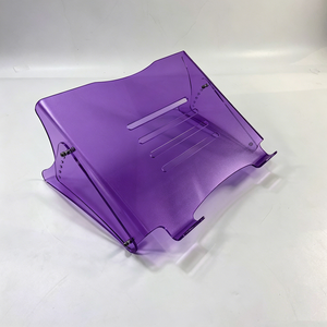Support d'écran ergonomique moderne en acrylique de qualité professionnelle, support autoportant personnalisé pour ordinateur portable et affichage sur bureau - Product Image 2
