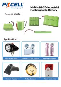 Большинства моделей осуществлялось от двух 1100 мА/ч, никель-металл-гидридного аккумулятора 1,2 v 7/5F6 1100 мА/ч, замена для NH-14WM для портативный CD/MD / MP3 - Product Image 5