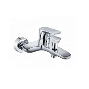 Cartuccia di acqua calda e fredda singola maniglia in ottone cromato doccia rubinetti rubinetti del bagno - Product Image 1