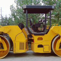 Rouleau compresseur vibrant à double tambour SR13D-3 de 13 tonnes, 113 kW, haute fréquence, pour asphalte, avec force d'excitation de 170 kN